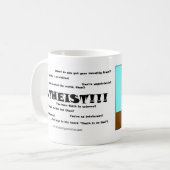 Atheist!!! Kaffeetasse (Vorderseite Links)
