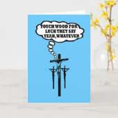 Atheist Karte (Gelbe Blume)