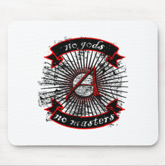 Atheist keine Götter, keine Meister Mousepad