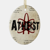 Atheist Keramik Ornament (Rechts)