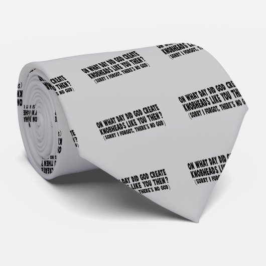 Atheist Krawatte (Gerollt)