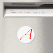 Atheist-Logo "A" Magnet (In Situ (Geschirrspüler))