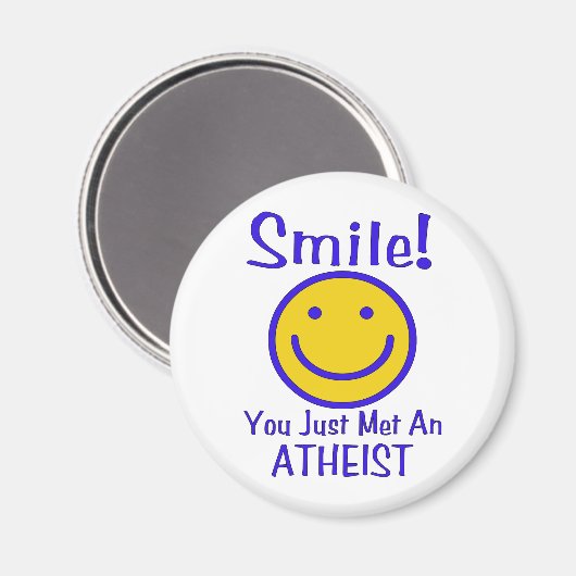 Atheist Magnet (Vorderseite/Rückseite)