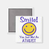 Atheist Magnet (Vorderseite/Rückseite)