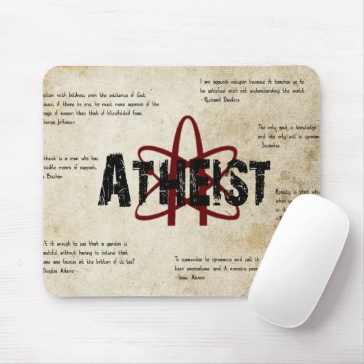 Atheist Mousepad (Mit Mouse)