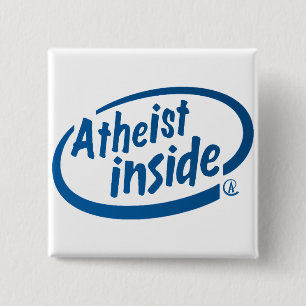 Atheist nach innen button