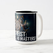 Atheist: No Gods, No Masters Coffee Mug Zweifarbige Tasse (VorderseiteRechts)