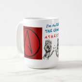 Atheist ohne Grenzen Kaffeetasse (Vorderseite Links)