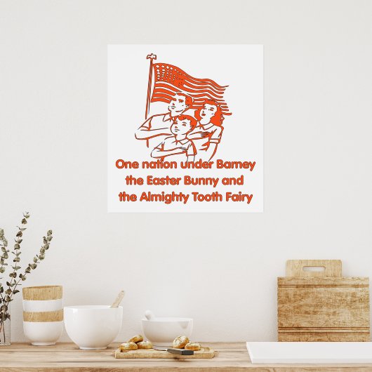 Atheist Pledge Poster (Küche)