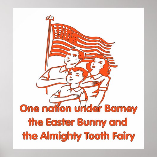 Atheist Pledge Poster (Vorne)