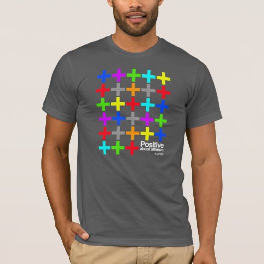 Atheist - Positiv über Atheismus T-Shirt (Vorderseite)