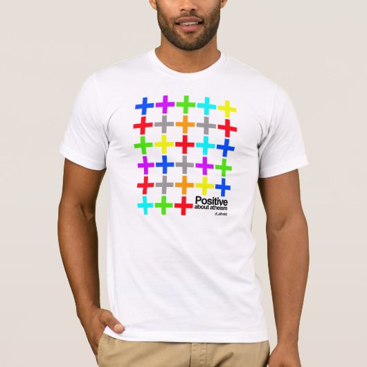 Atheist - Positiv über Atheismus T-Shirt (Vorderseite)