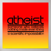 Atheist Poster (Vorne)