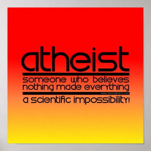 Atheist Poster (Vorne)
