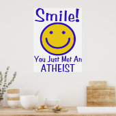 Atheist Poster (Küche)