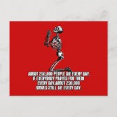 Atheist Postkarte (Vorderseite)