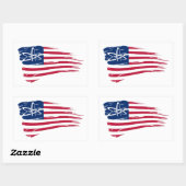 Atheist Rechteckiger Aufkleber (Blatt)