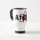 Atheist Reisebecher (Vorderseite Links)