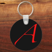 Atheist Scarlet Letter Schlüsselanhänger (Vorderseite)
