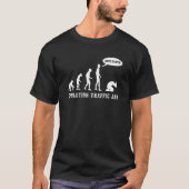 Atheist Spaß Atheism Anti-Gott-Evolution-Verkehr J T-Shirt (Vorderseite)