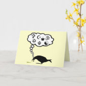 Atheist Spaß Karte (Gelbe Blume)