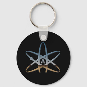 Atheist Symbol Keychain Schlüsselanhänger