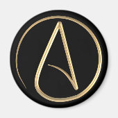 Atheist Symbol Magnet (Vorne)
