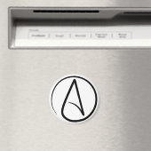 Atheist Symbol Magnet (In Situ (Geschirrspüler))