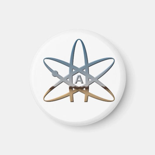 Atheist-Symbol-Magnet Magnet (Vorne)