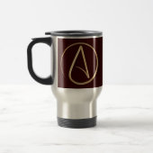 Atheist Symbol Reisebecher (Links)