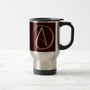 Atheist Symbol Reisebecher