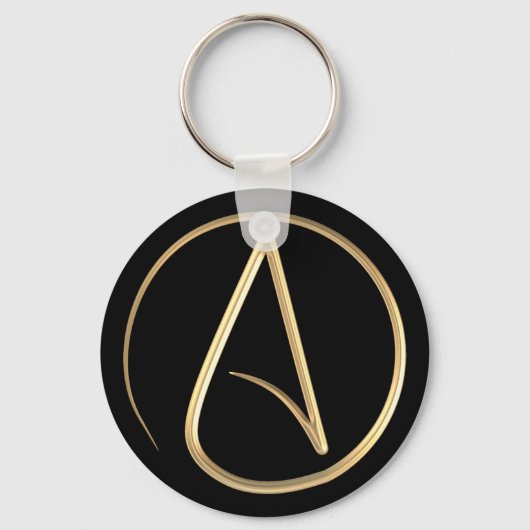 Atheist Symbol Schlüsselanhänger (Vorderseite)