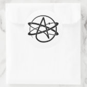 Atheist Symbol Sticker (Tasche)