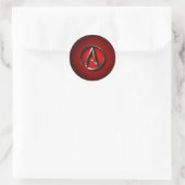 Atheist Symbol Stickers (Tasche)