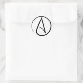 Atheist Symbol Stickers (Tasche)