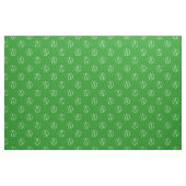 Atheist-Symbol: weiß auf grün Stoff (Fat Quarter (45,7 x 55,9 cm))