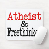 Atheist und Freethinker Mousepad (Mit Mouse)
