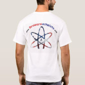 Atheist von Broward County T-Shirt (Rückseite)