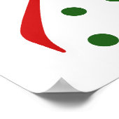 Atheist Weihnachtsbaum Poster (Ecke)