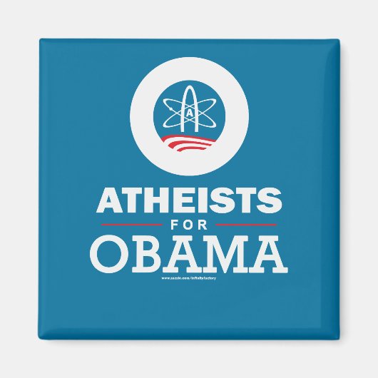 Atheisten für Obama Magnet (Vorne)