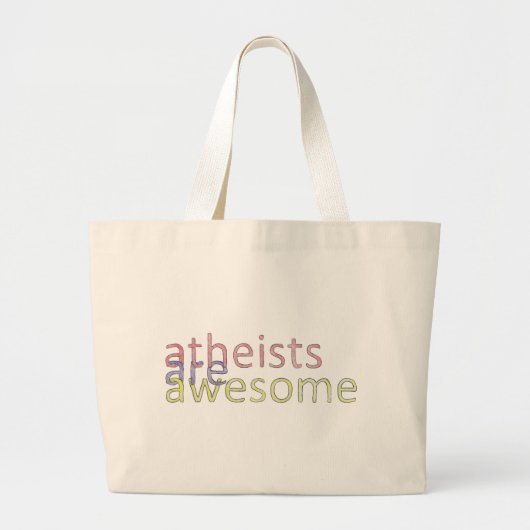 "Atheisten sind fantastische" Tasche (Vorne)