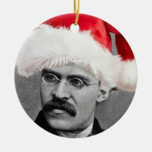 Atheisten-Verzierung Sankt Nietzsche Keramik Ornament