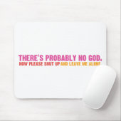 Atheistische Bus-Kampagne (Veränderung) Mousepad (Mit Mouse)