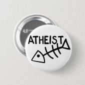 Atheistische Fische Button (Vorne & Hinten)