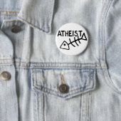 Atheistische Fische Button (Beispiel)