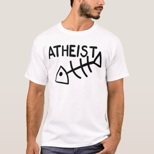 Atheistische Fische T-Shirt (Vorderseite)