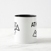 Atheistische Fische Tasse (Zentrum)