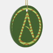 Atheistische Symbol-Baum-Verzierung Keramikornament (Rechts)