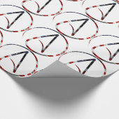 Atheistischer Amerikaner Geschenkpapier (Ecke)