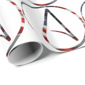 Atheistischer Amerikaner Geschenkpapier (Rolleneckpunkt)